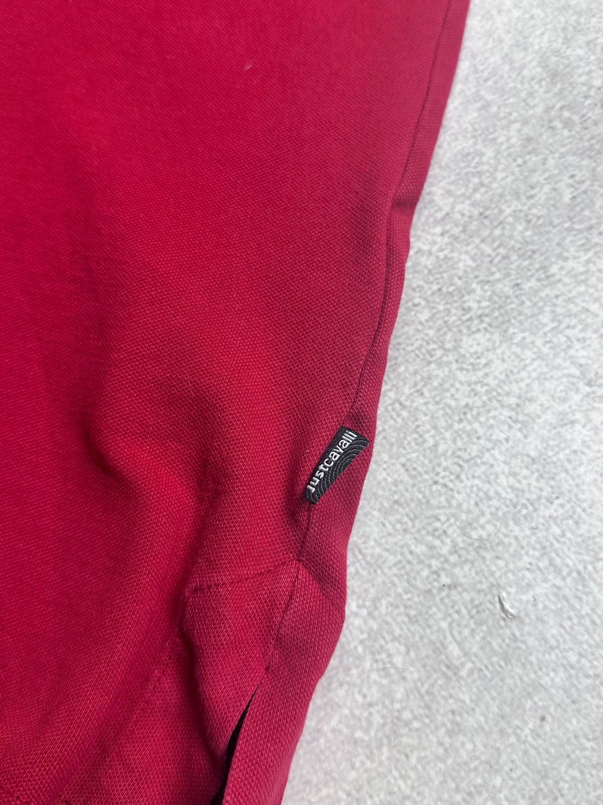Roberto Cavalli Roberto Cavalli Tiger Polo Shirt XL Red Mens Size US L / EU 52-54 / 3 - 6 Thumbnail