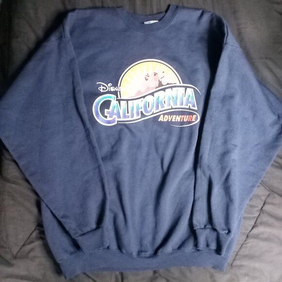 Disney Vintage Y2K Disney California Adventure Crewneck Sweatshirt Size US XL / EU 56 / 4 - 2 Thumbnail