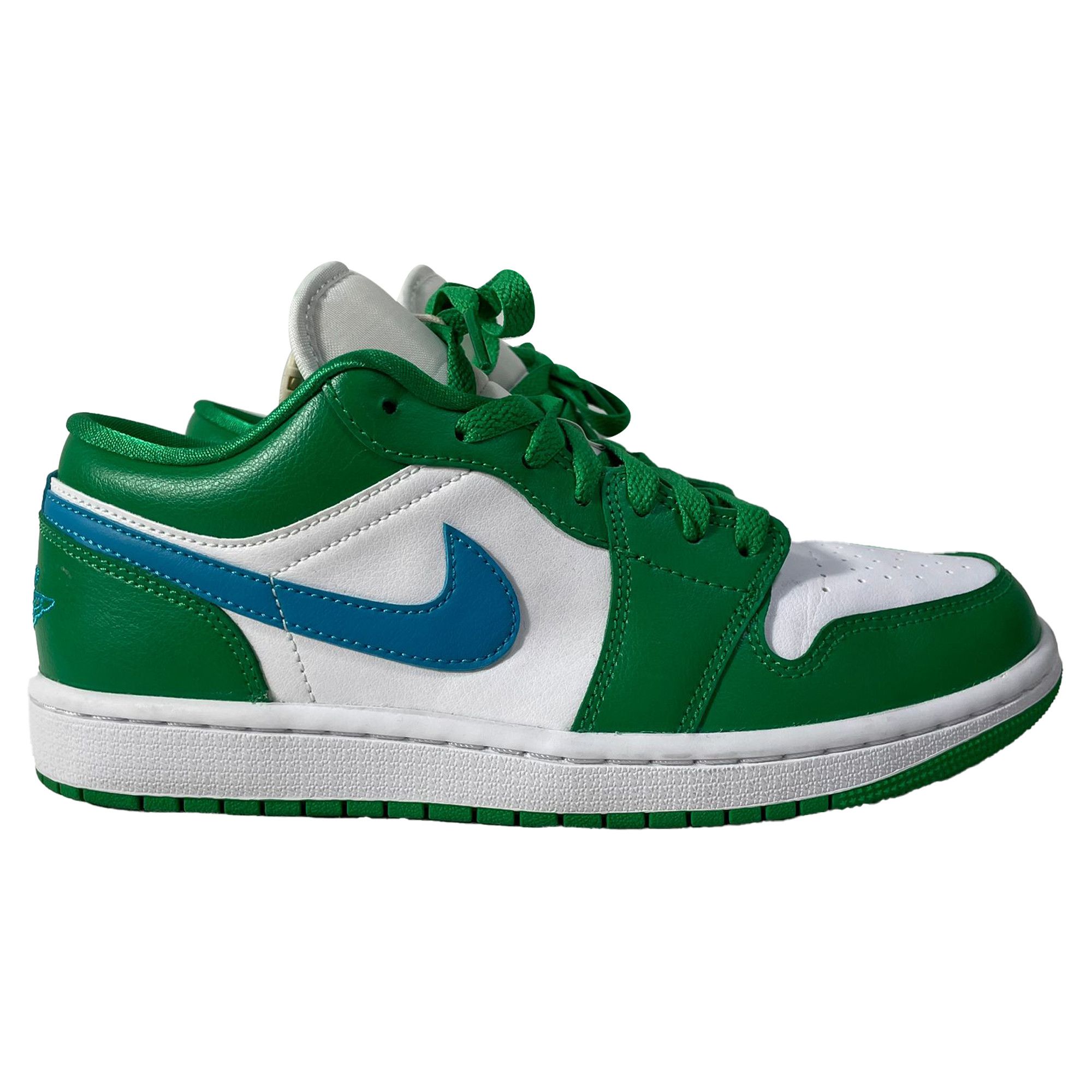 Nike Nike Jordan 1 Low Lucky Green/Aquatone Sneakers in Green Lea Size US 7.5 / EU 40-41 - 1 Thumbnail