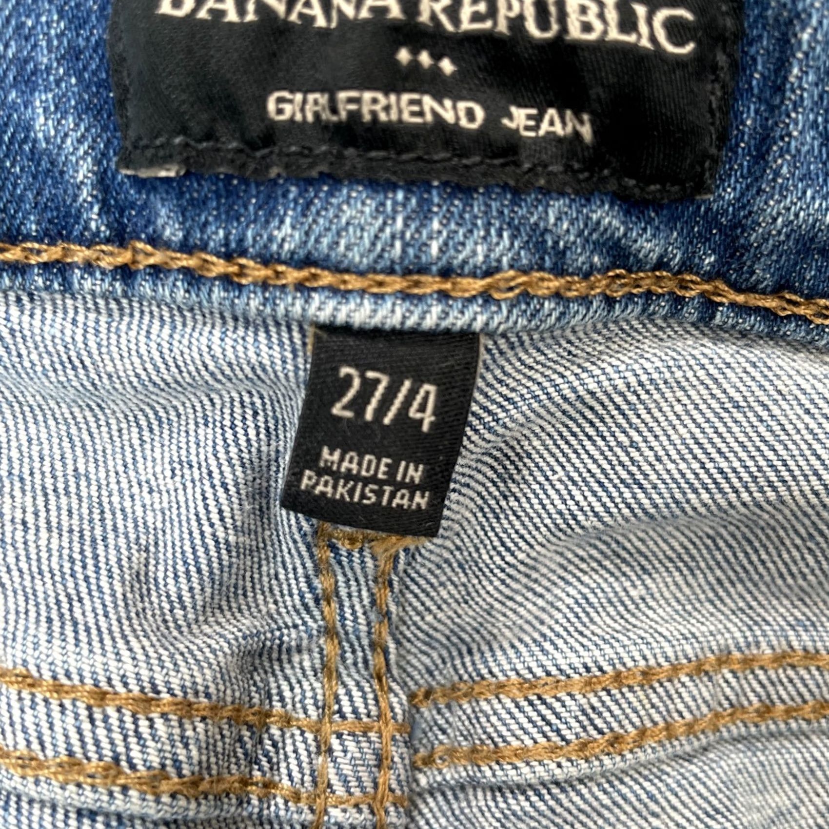 Banana Republic Banana Republic Jeans Womens 27 Blue Skinny Leg Denim Cotton Stretch 5-Pocket Zipper Button Logo Size 30" / US 8 / IT 44 - 5 Thumbnail