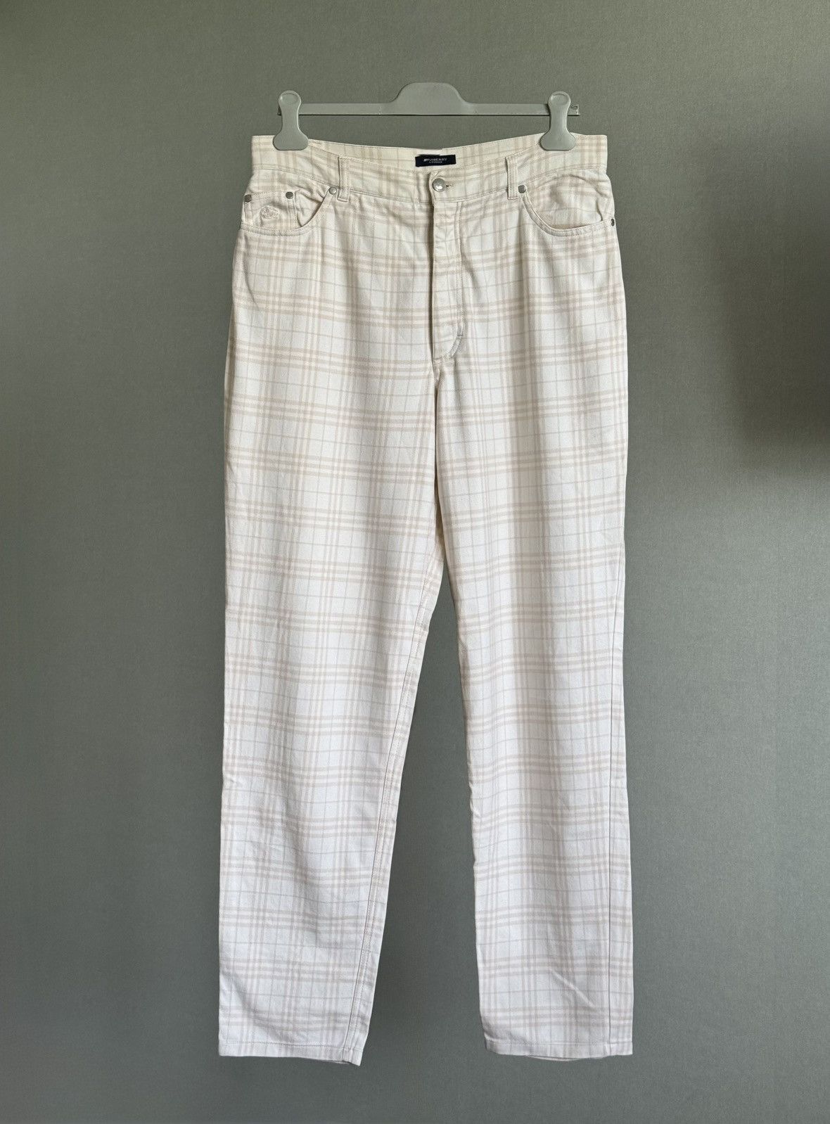 Burberry × Vintage Burberry checked pants Size US 33 - 1 Thumbnail