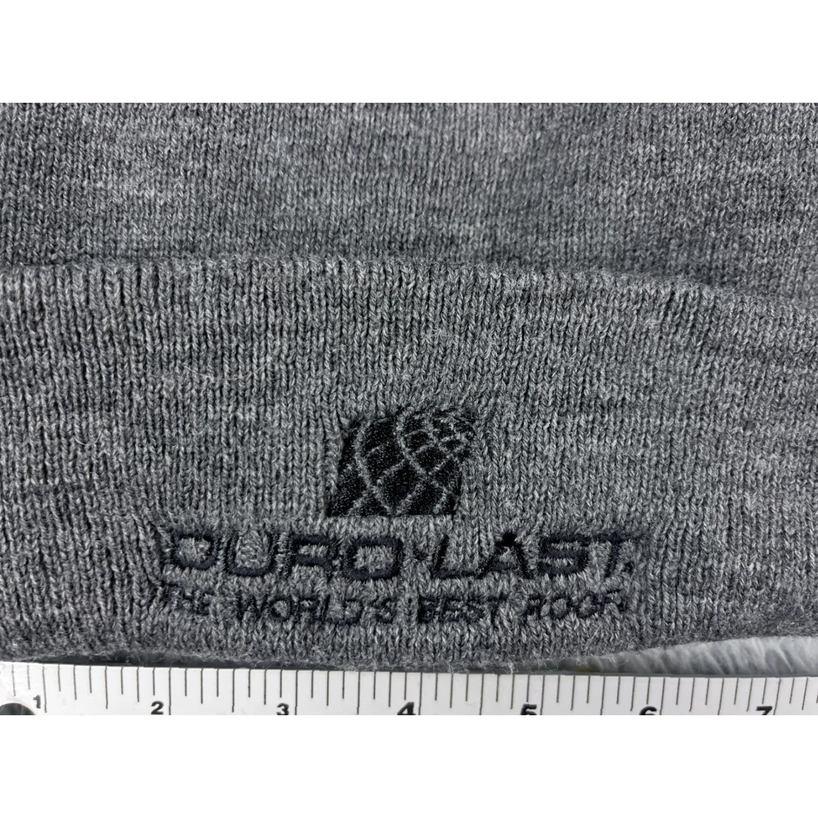 Vintage Bayside Duro Last Beanie Toque Hat Adult One Size Gray Knit 100% Acrylic Roofing System Beanie Mens Winter 90s Roofing Keywords Size ONE SIZE - 2 Thumbnail