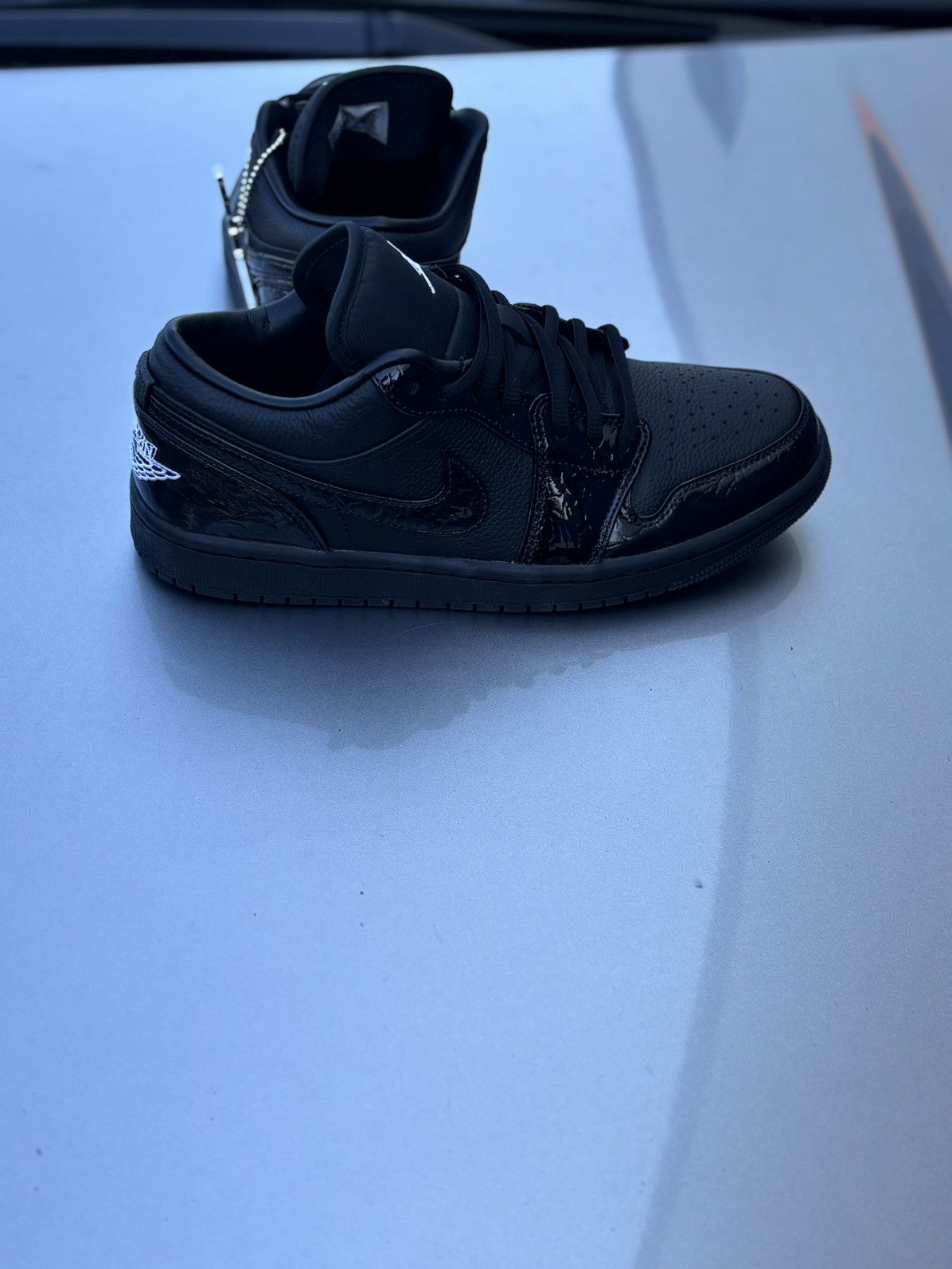 Nike Air Jordan 1s “black croc” Size US 9 / IT 39 - 5 Thumbnail
