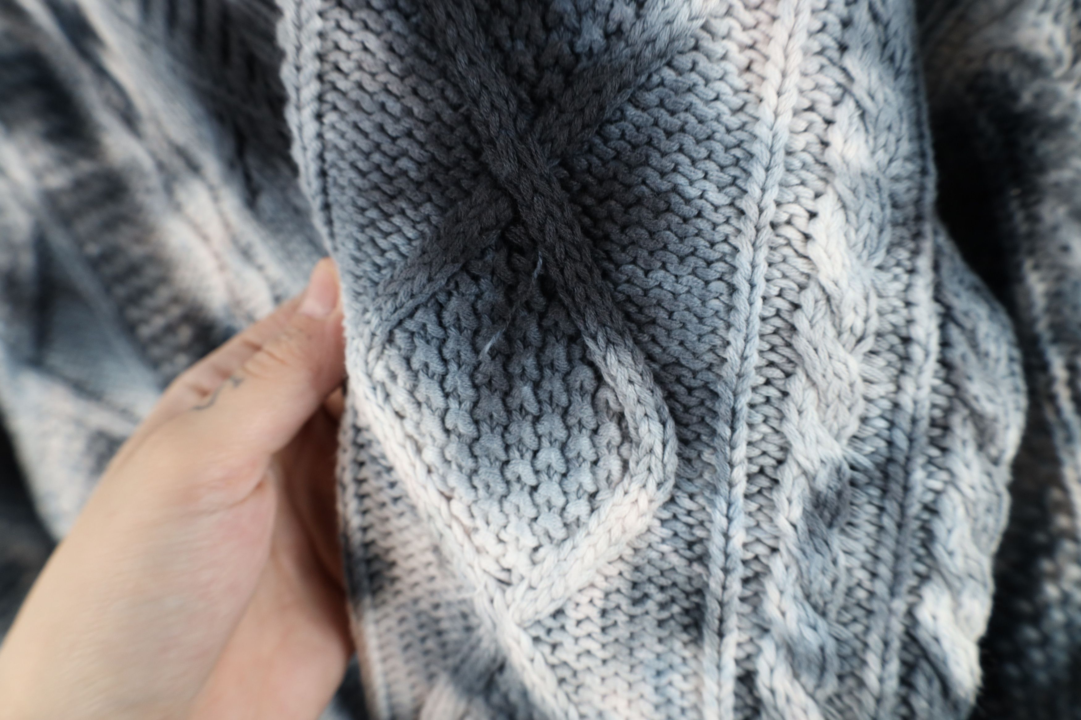 Anthropologie Anthropologie Pilcro Chunky Cable Knit Fisherman Sweater Size M / US 6-8 / IT 42-44 - 6 Thumbnail