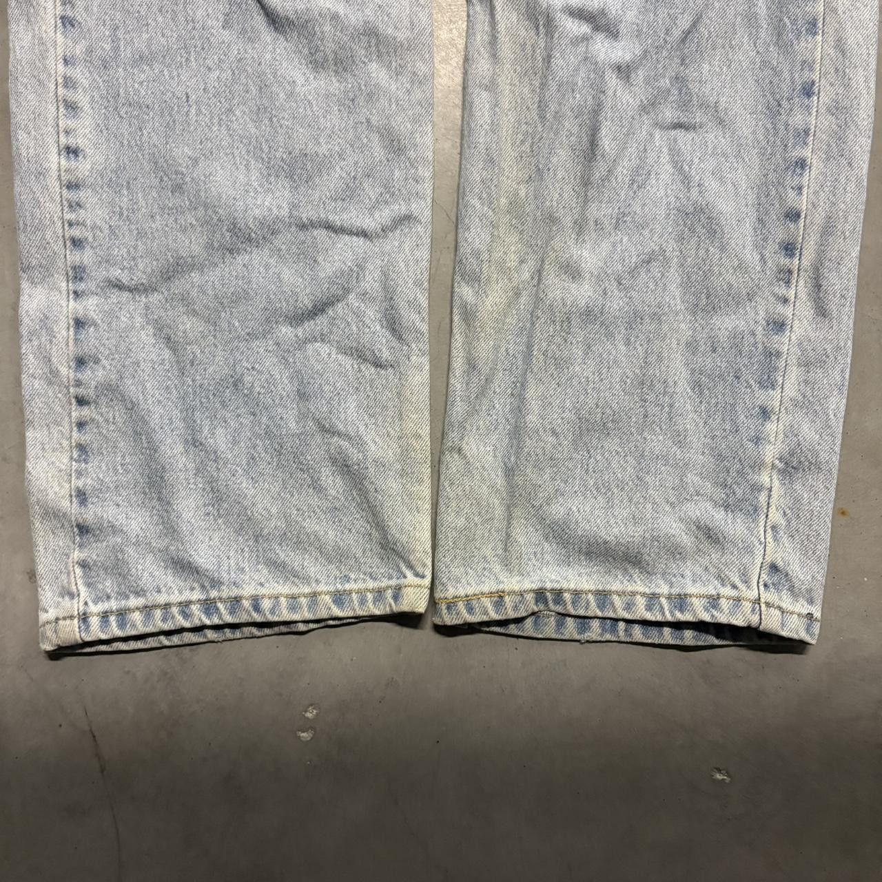 Levi's Crazy Vintage Y2K/2000s Levis Skater style Tall Light Blue Wash Denim Jeans! Size US 36 / EU 52 - 5 Thumbnail