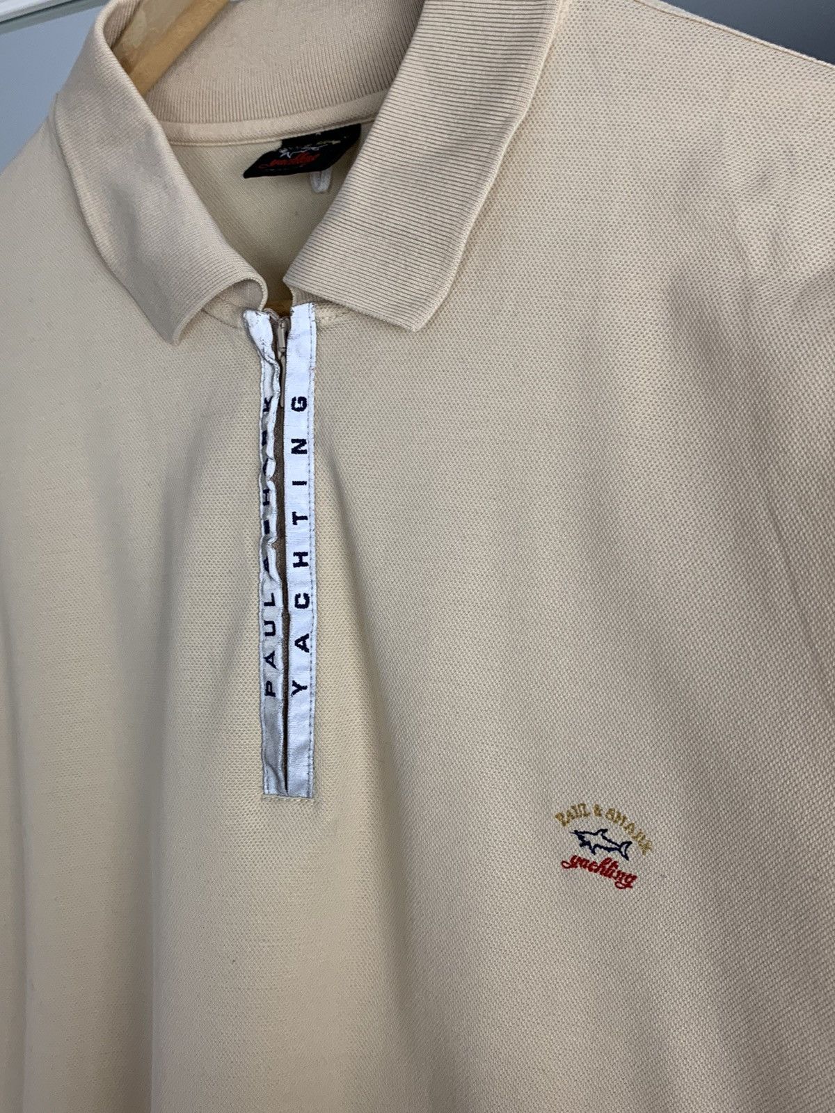 Paul & Shark Vintage Paul&Shark Yachting Tee T-Shirt Reflective Zip Size US XL / EU 56 / 4 - 4 Thumbnail