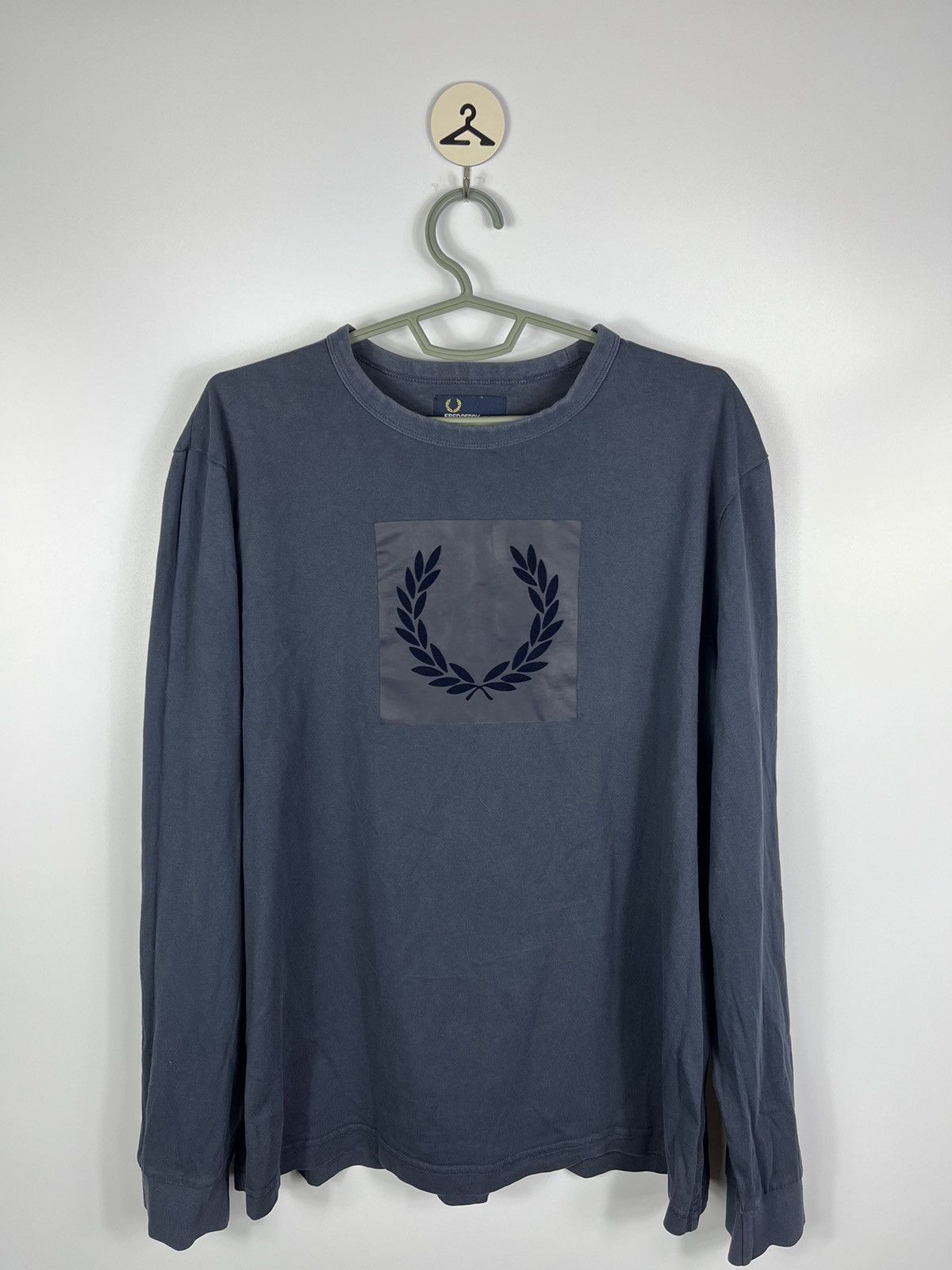 Fred Perry Vintage Fred Perry Box Logo Longsleeve Shirt Size US XL / EU 56 / 4 - 1 Thumbnail