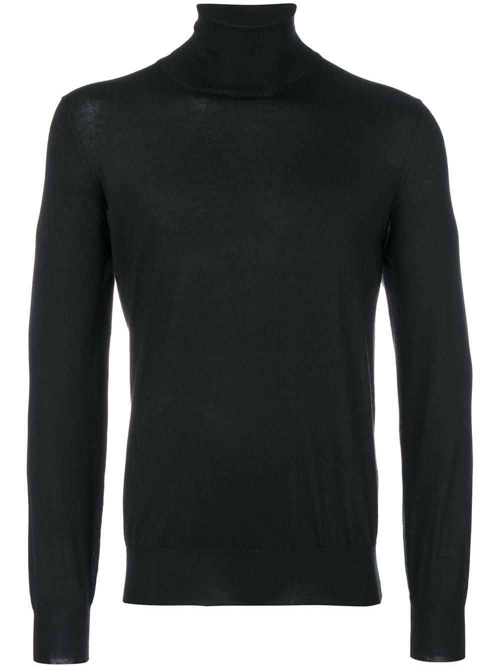 Brunello Cucinelli SILK AND CASHMERE HIGH NECK SWEATER Size US S / EU 44-46 / 1 - 1 Thumbnail