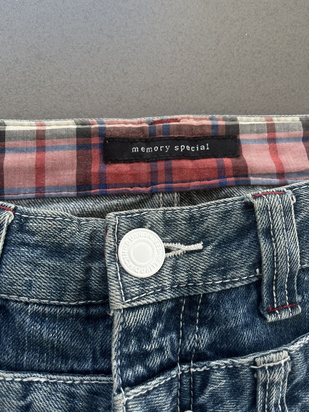 Beauty Beast JAPANESE DOUBLE WAIST POEM MEMORY SPECIAL DENIM JEANS PUNK Size US 30 / EU 46 - 8 Thumbnail
