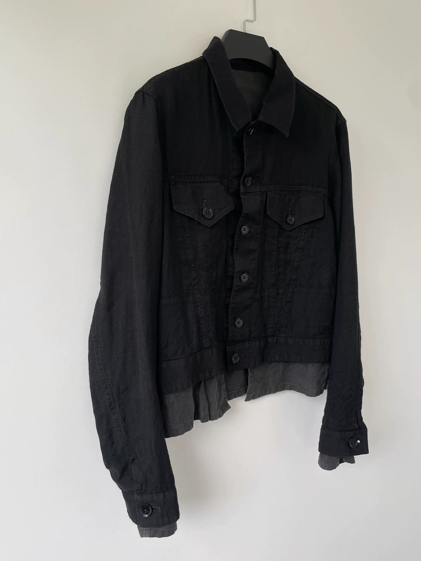 Yohji Yamamoto Yohji Yamamoto PourHomme S/S14 Rain-Dyed Short Jacket Size US L / EU 52-54 / 3 - 5 Thumbnail