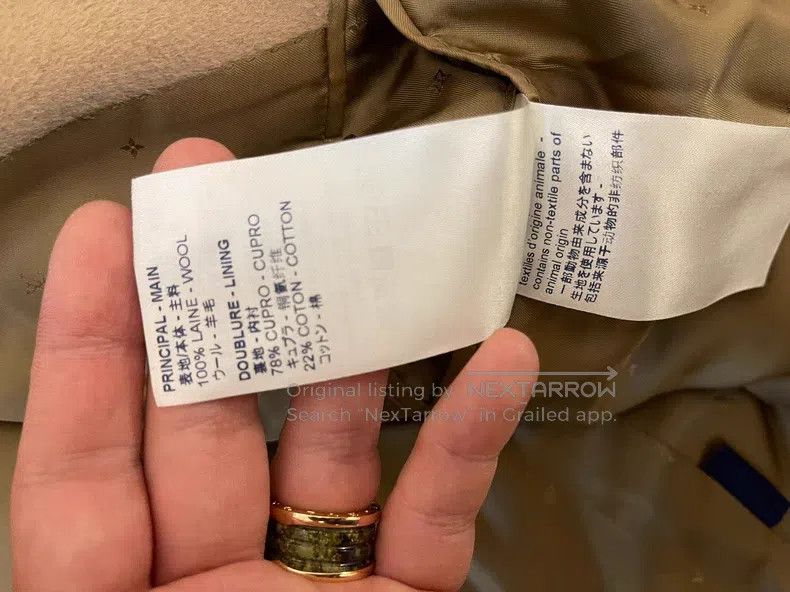 Louis Vuitton Louis Vuitton Wool coat Size US L / EU 52-54 / 3 - 6 Thumbnail