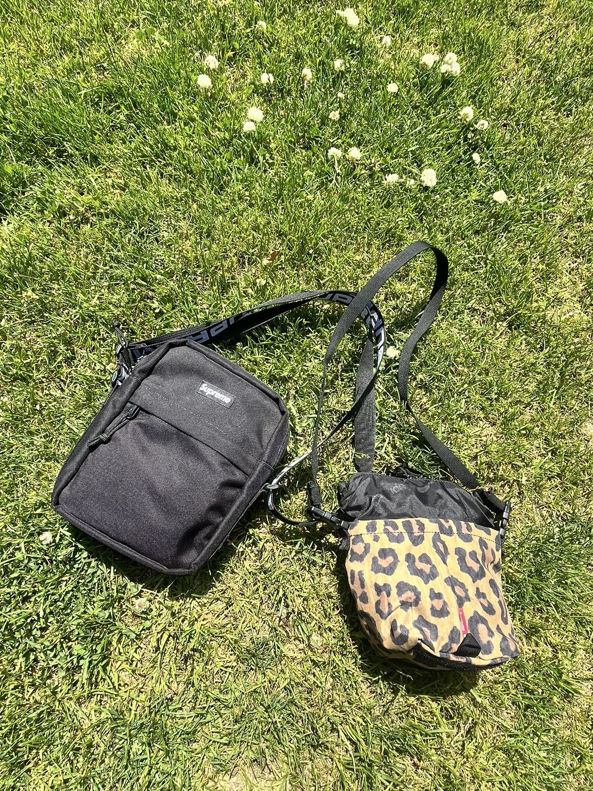 image of Supreme Shoulder Bags ( 2 ) Two For $115 in Black, Men's