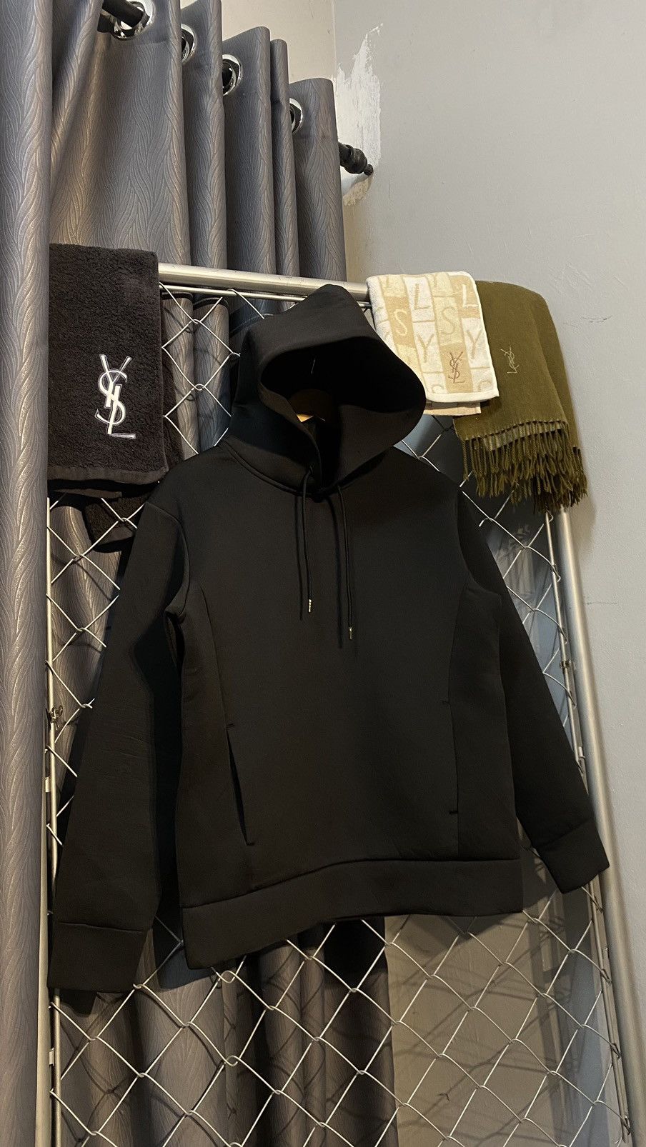Comme Ca Ism × Japanese Brand × Vintage COMME CA ISM DRY STRETCH HOODIE MEDIUM BLACK Size US M / EU 48-50 / 2 - 1 Thumbnail