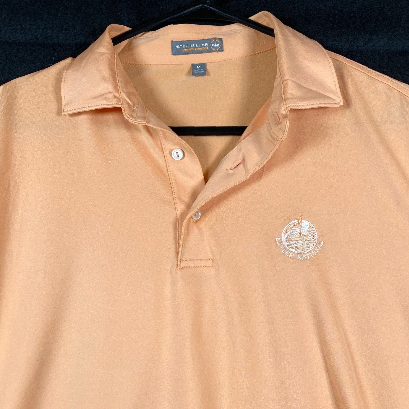 Peter Millar Peter Millar Mens Shirt Orange Short Sleeve Summer Crown Comfort Polo Stretch M Shirt Regular Mens Orange Polo Short Sleeve Casual Athletic 90s? Size US M / EU 48-50 / 2 - 2 Thumbnail