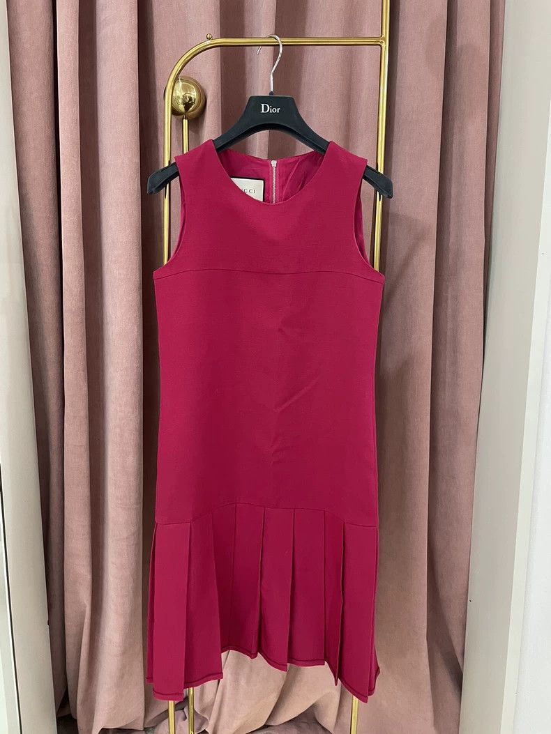 Gucci Gucci Sleeveless Red Dress - dmc Size US S / EU 44-46 / 1 - 1 Thumbnail