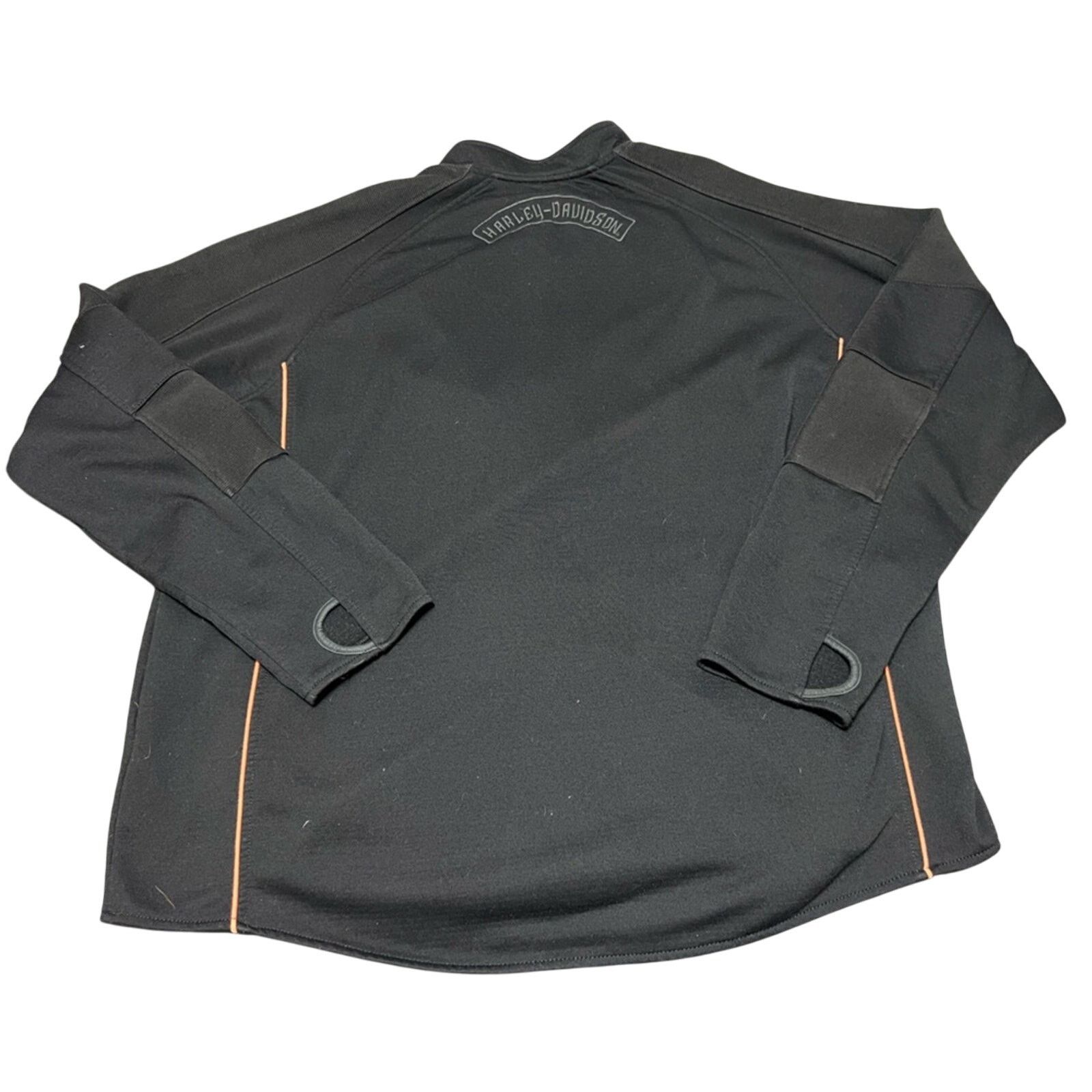 Harley Davidson Harley-Davidson 1/4 Zip Fleece Pullover Jacket Heavy Men's Size US XXL / EU 58 / 5 - 5 Thumbnail