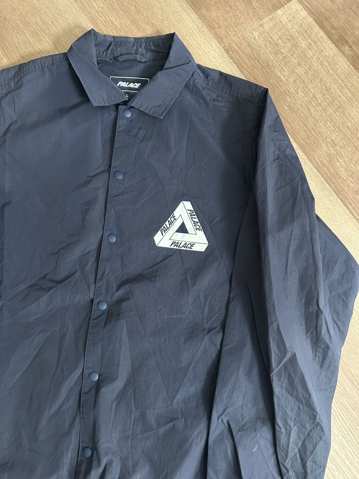 Palace Palace Tri Ferg Polyester Coach Jacket Navy Large | Grailed