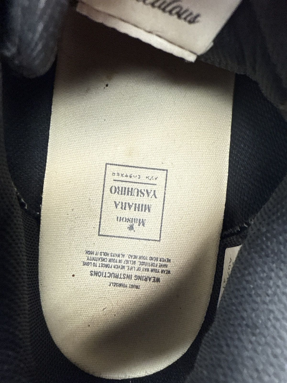 Maison MIHARA YASUHIRO Mmy Wayne low black 41 8 Size US 8 / EU 41 - 9 Thumbnail