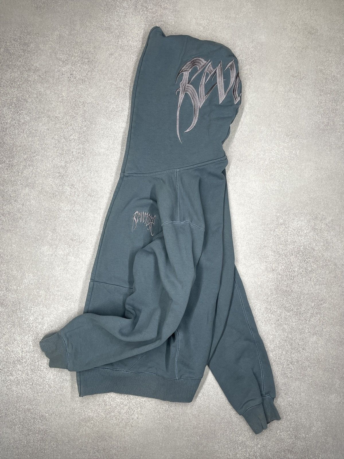 Drake × Revenge Revenge Full Zip Hoodie Embroidered Arch Logo Made in USA Size US XL / EU 56 / 4 - 3 Thumbnail