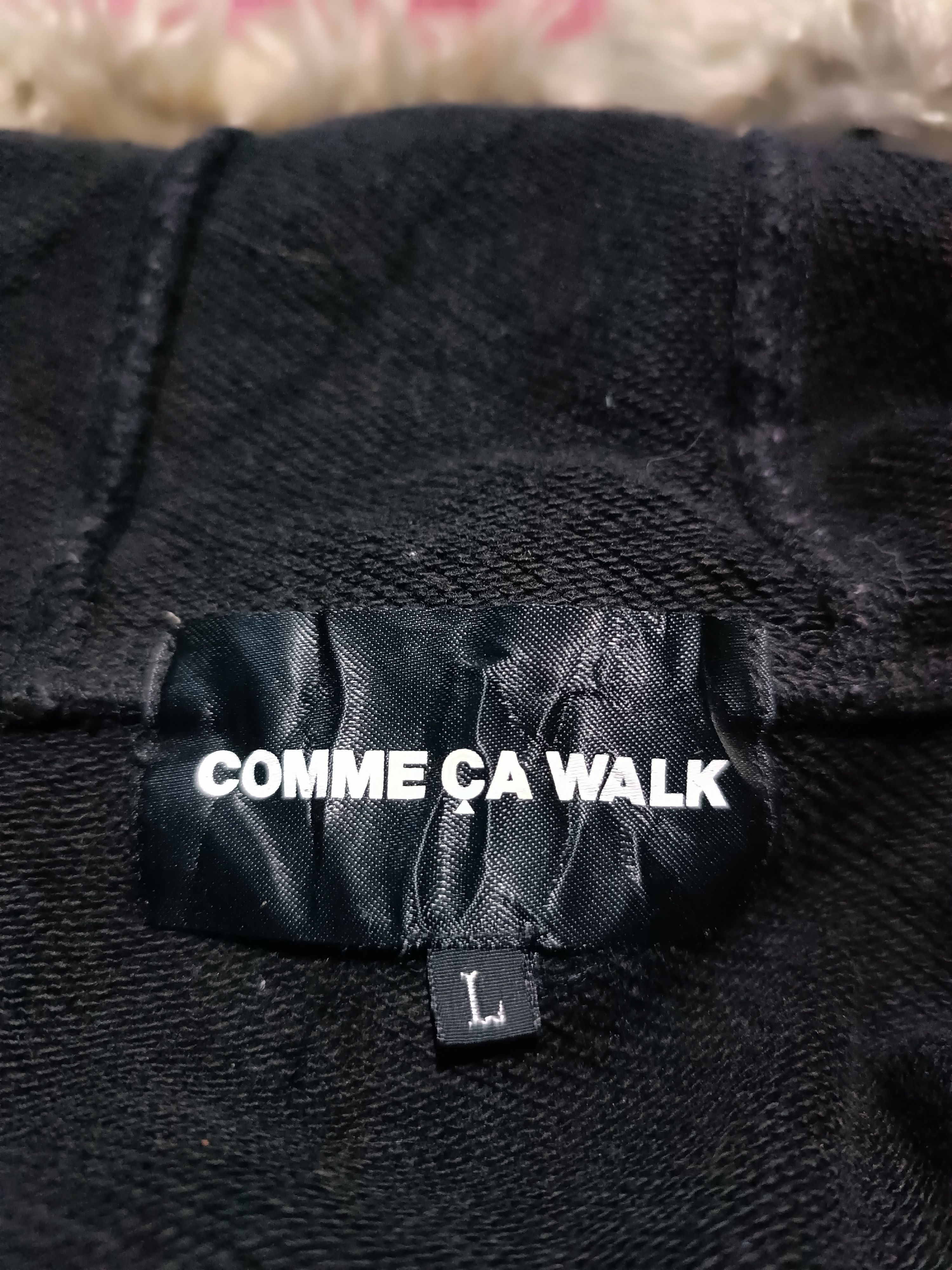 Vintage Comme Ca Walk Sweater Hoodie Fur Double Zipper
