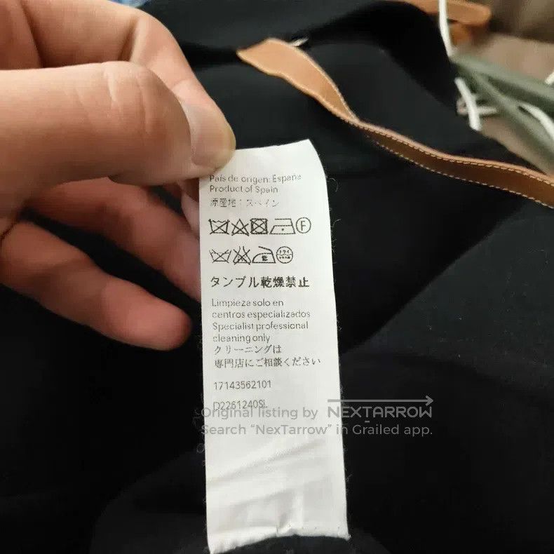 Loewe Loewe Black Wool and Cashmere Tie Front Overcoat Size S / US 4 / IT 40 - 3 Thumbnail