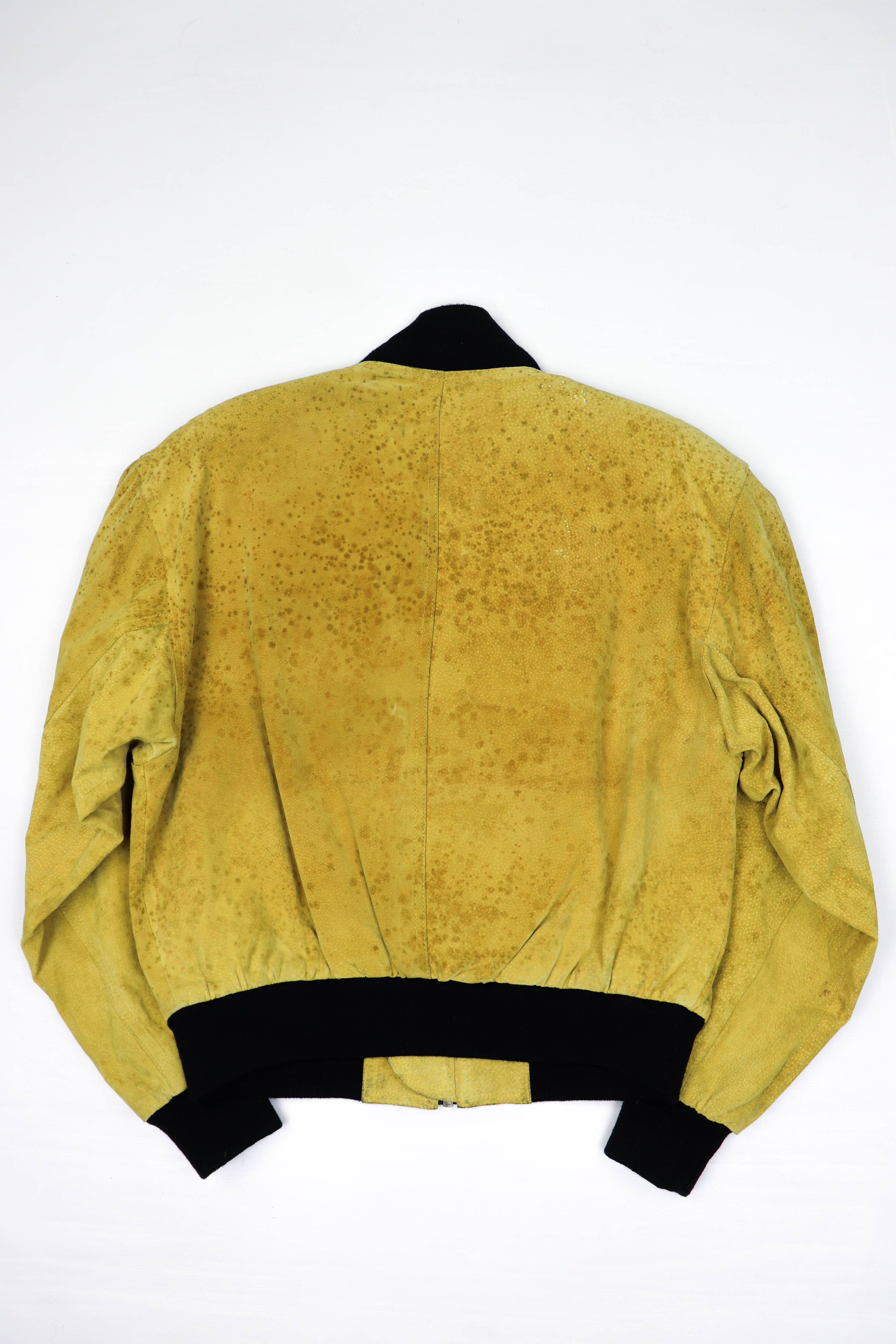 NFL ​​Glenwood Gators Vintage 90s Distressed Suede Bomber Jacket Size US M / EU 48-50 / 2 - 2 Thumbnail