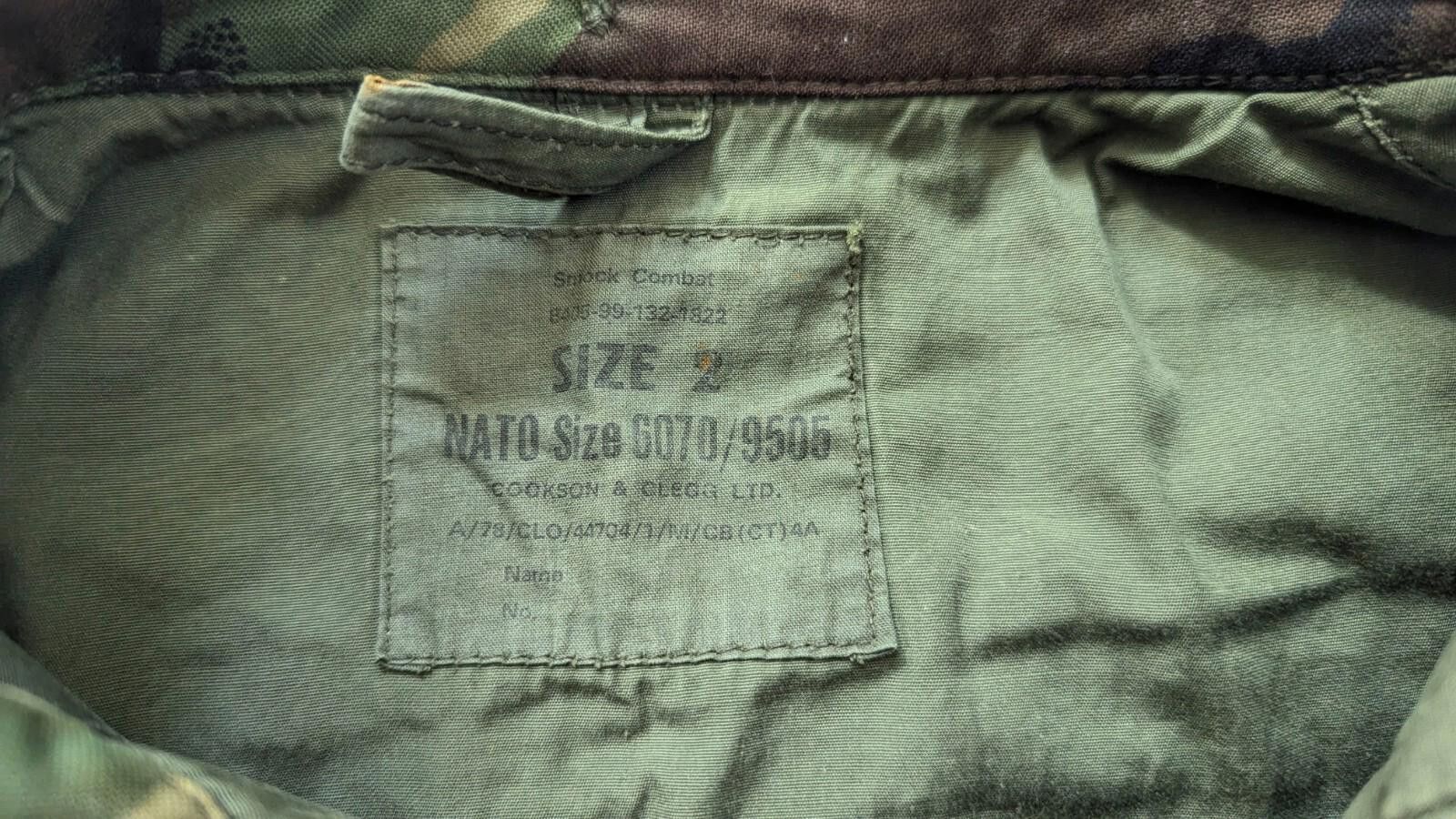 Other 1968 Pattern British Army DPM Combat Smock - Medium Size US M / EU 48-50 / 2 - 11 Thumbnail