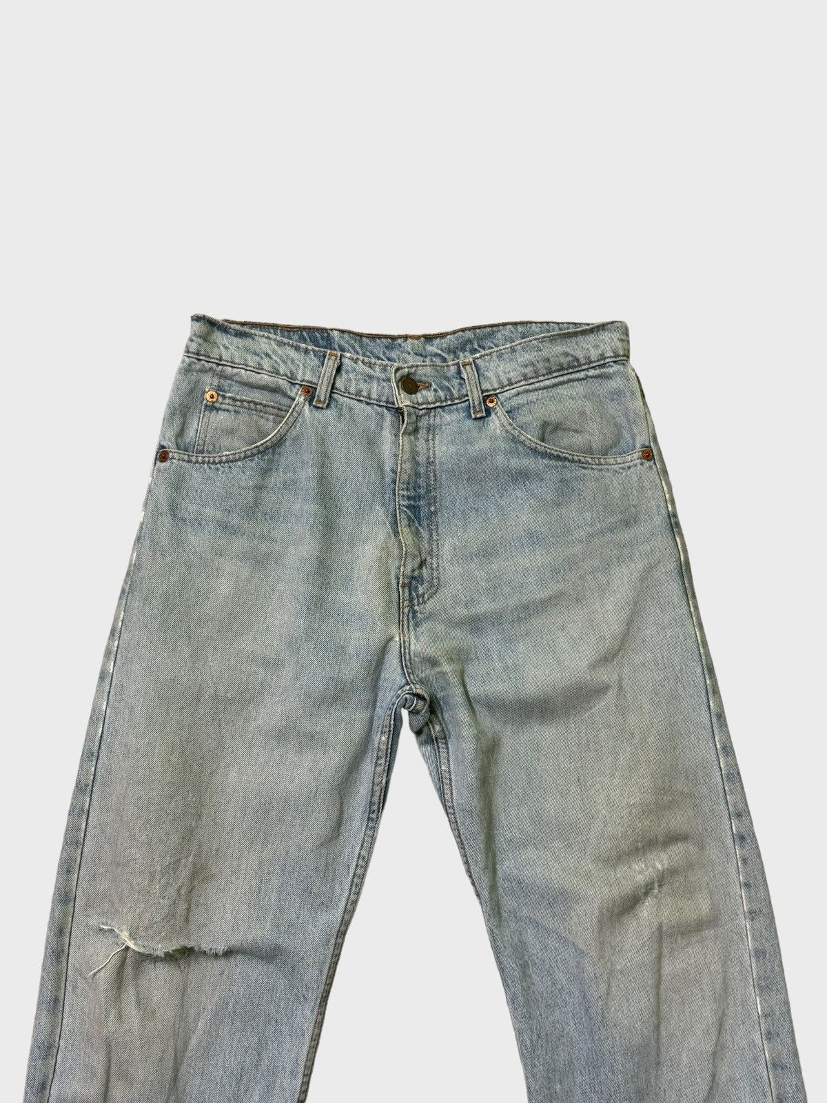Levi's × Vintage Vintage Levi's 507 Blue Orange Tab Distressed Alter Denims Size US 31 - 3 Thumbnail