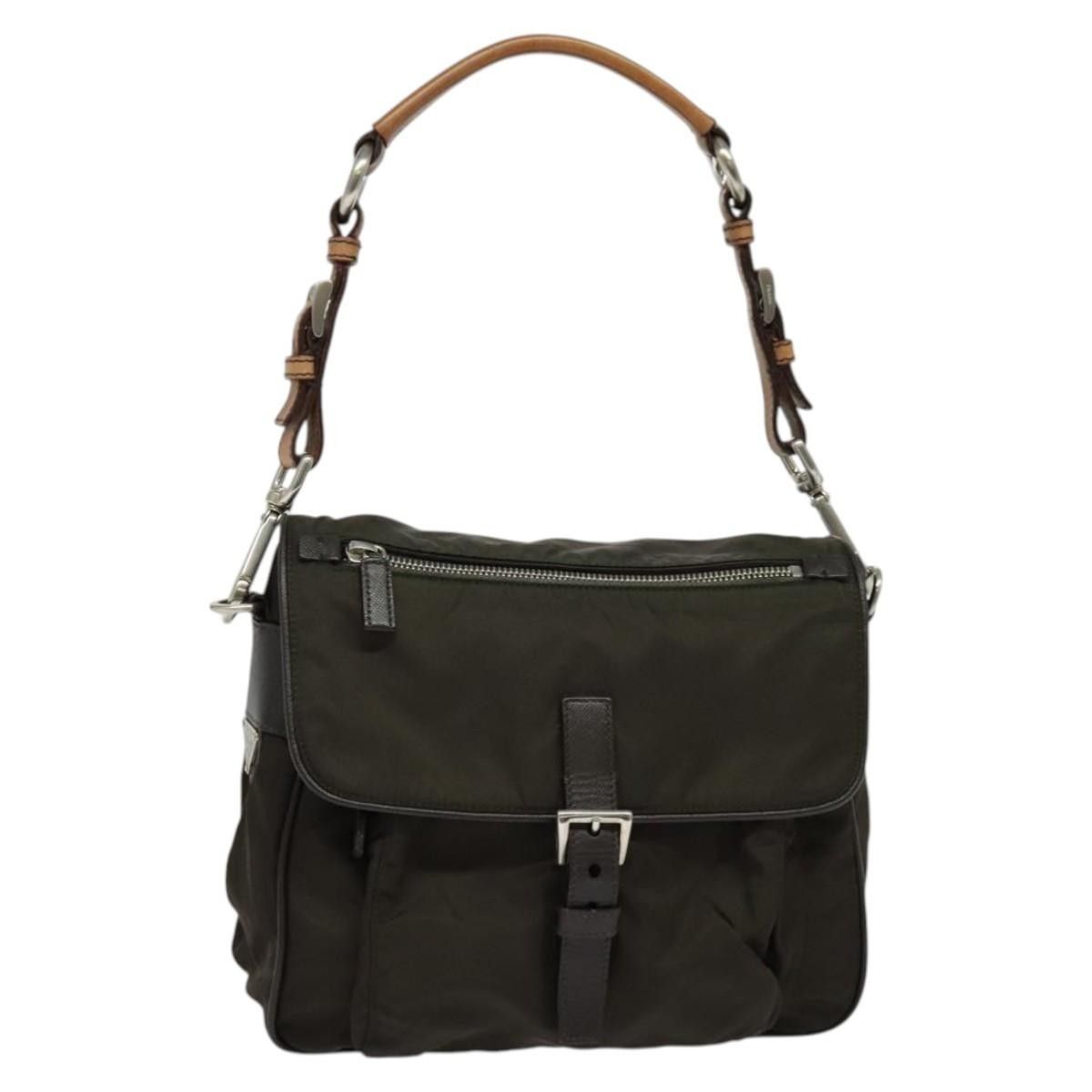 Prada Prada Vintage Flap Shoulder Bag Nylon Size ONE SIZE - 1 Thumbnail