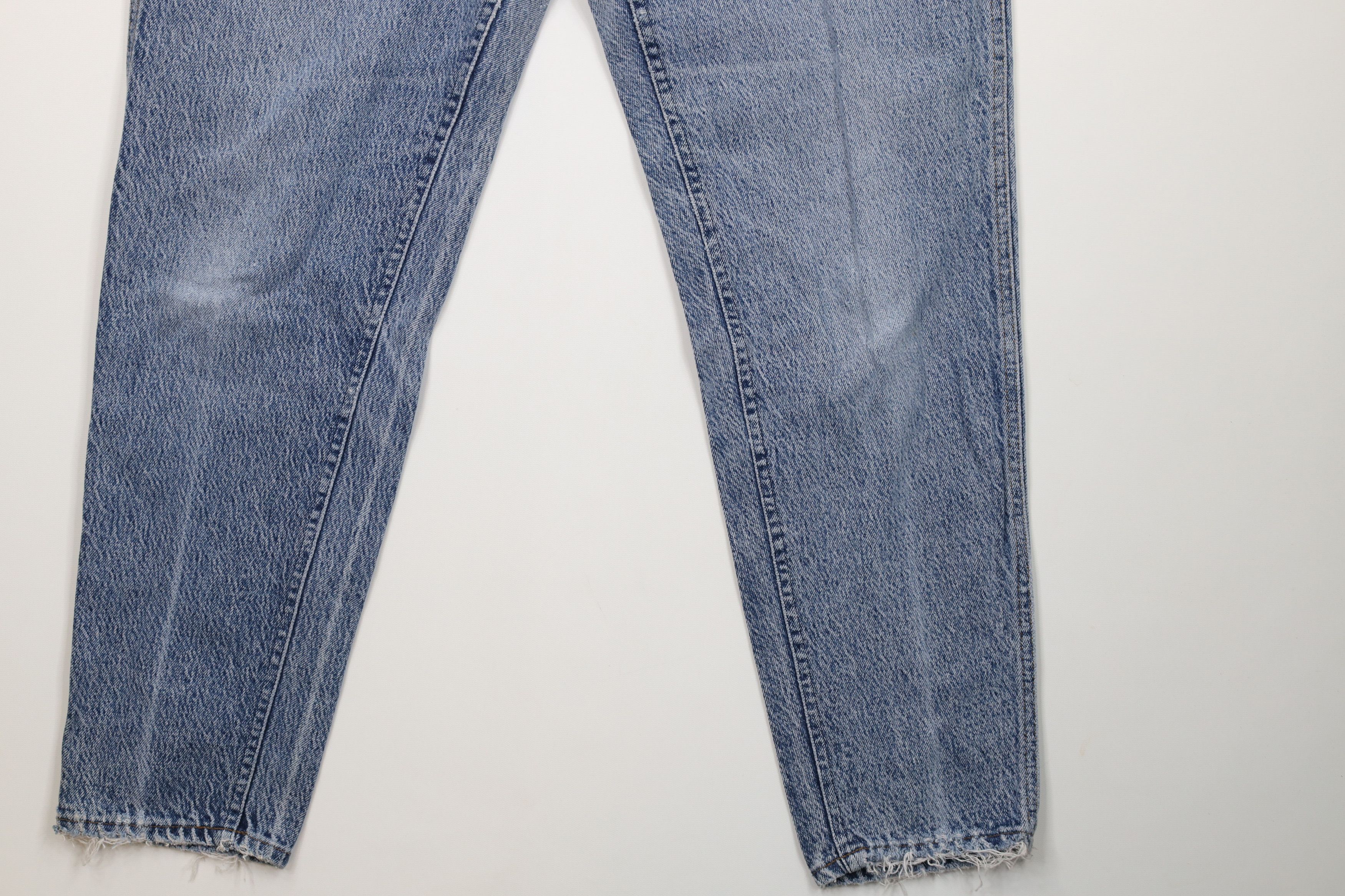 Lee Vintage 80s 90s Lee Acid Wash Tapered Leg Denim Jeans USA Size 36" / US 14 / IT 50 - 4 Thumbnail