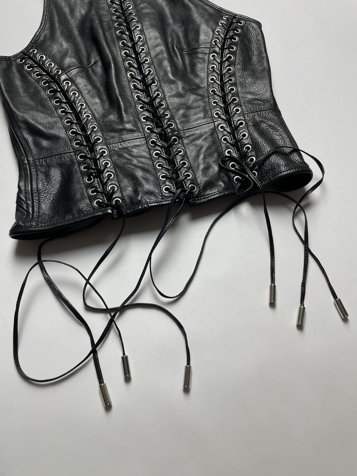 Dsquared2 Dsquared2 Leather Corset Size S / US 4 / IT 40 - 5 Thumbnail