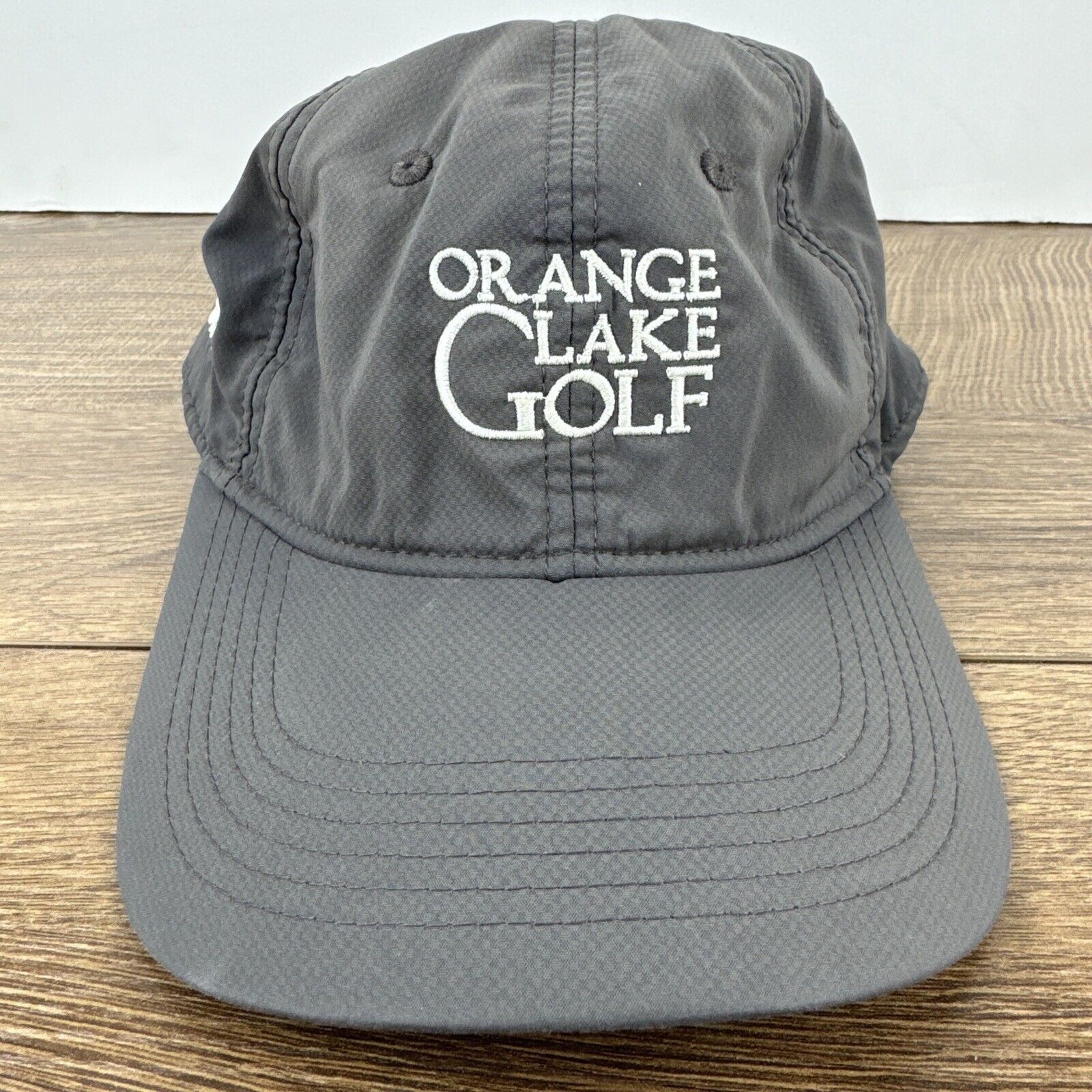 Other Orange Lake Golf Gray Hat Adjustable Adult Size Hat Cap Size ONE SIZE - 3 Thumbnail