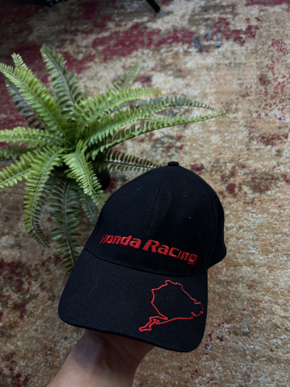 Honda × Vintage 🏎️ 90’s HONDA RACING RETRO Y2K CAP AVANT-GARDE Size ONE SIZE - 1 Thumbnail