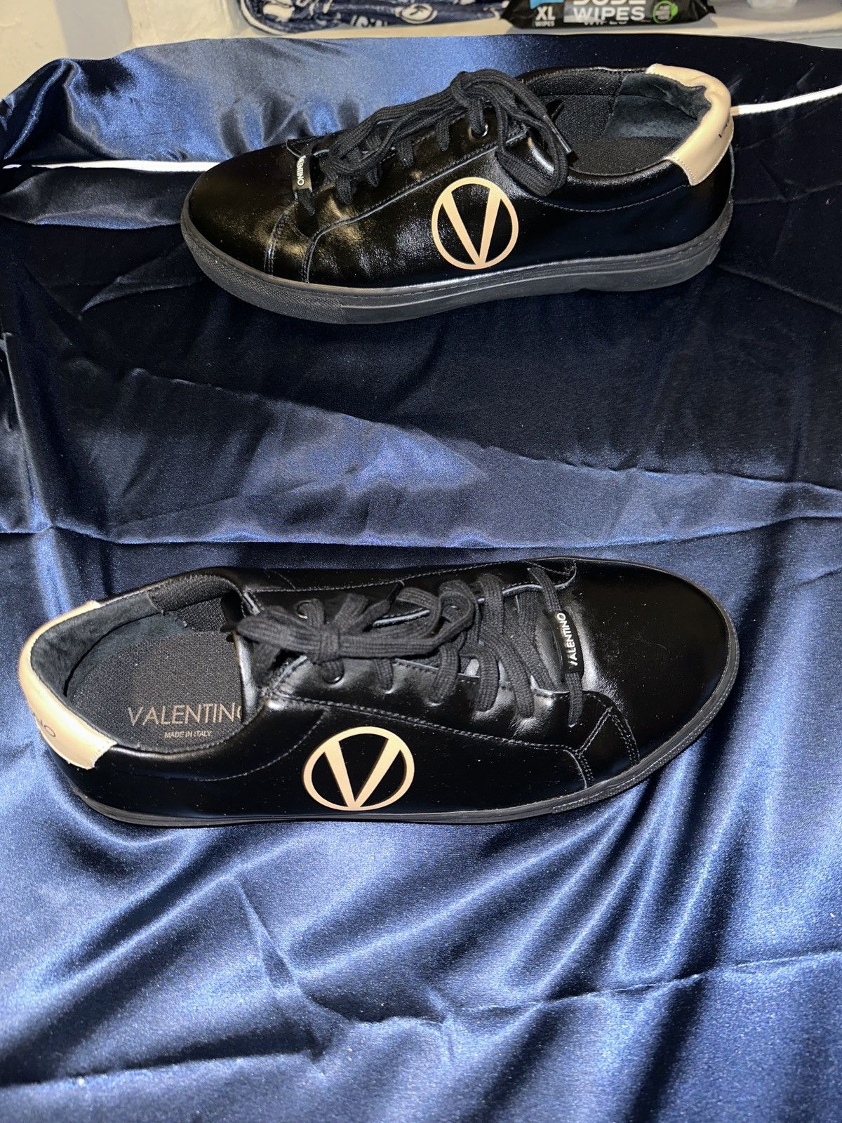 Mario Valentino Black Valentino Sneakers Size US 12 / EU 45 - 8 Thumbnail
