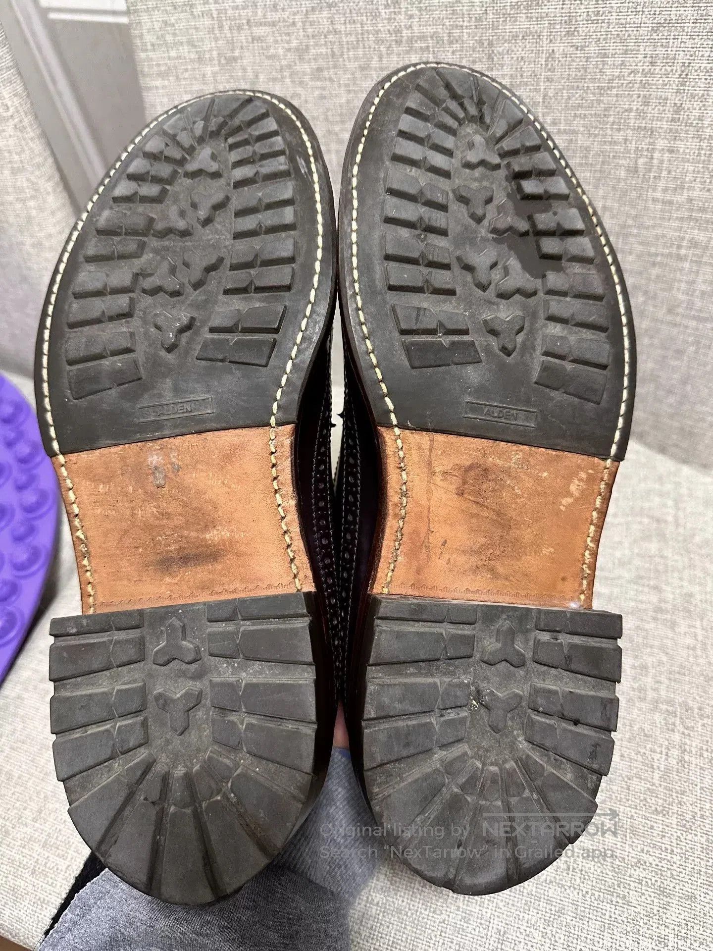 Alden Alden Shell Cordovan Longwing D5512C. Size US 7 / EU 40 - 8 Thumbnail