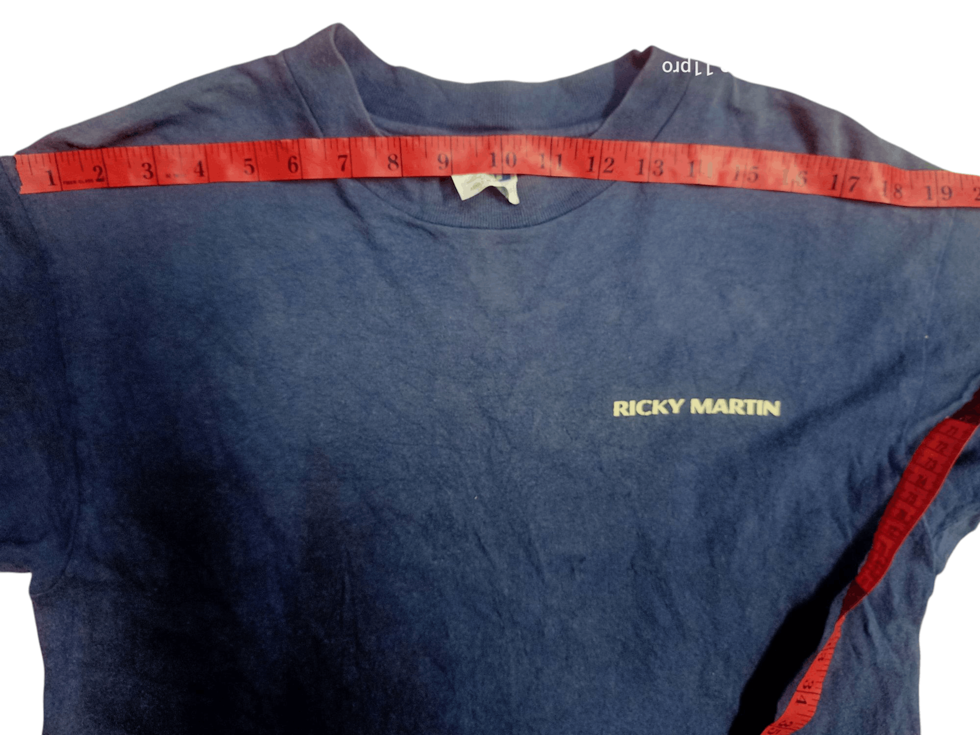 Band Tees × Vintage Vintage 80s Ricky Martin ' Livi'n LA Vida Loca 'Sun Faded Size US M / EU 48-50 / 2 - 7 Thumbnail