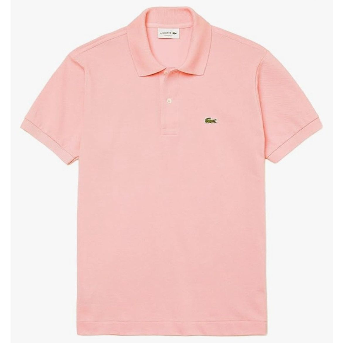 Lacoste Lacoste Mens Legacy Short L.12.12 Pique Polo Shirt Pink L Size US L / EU 52-54 / 3 - 1 Thumbnail