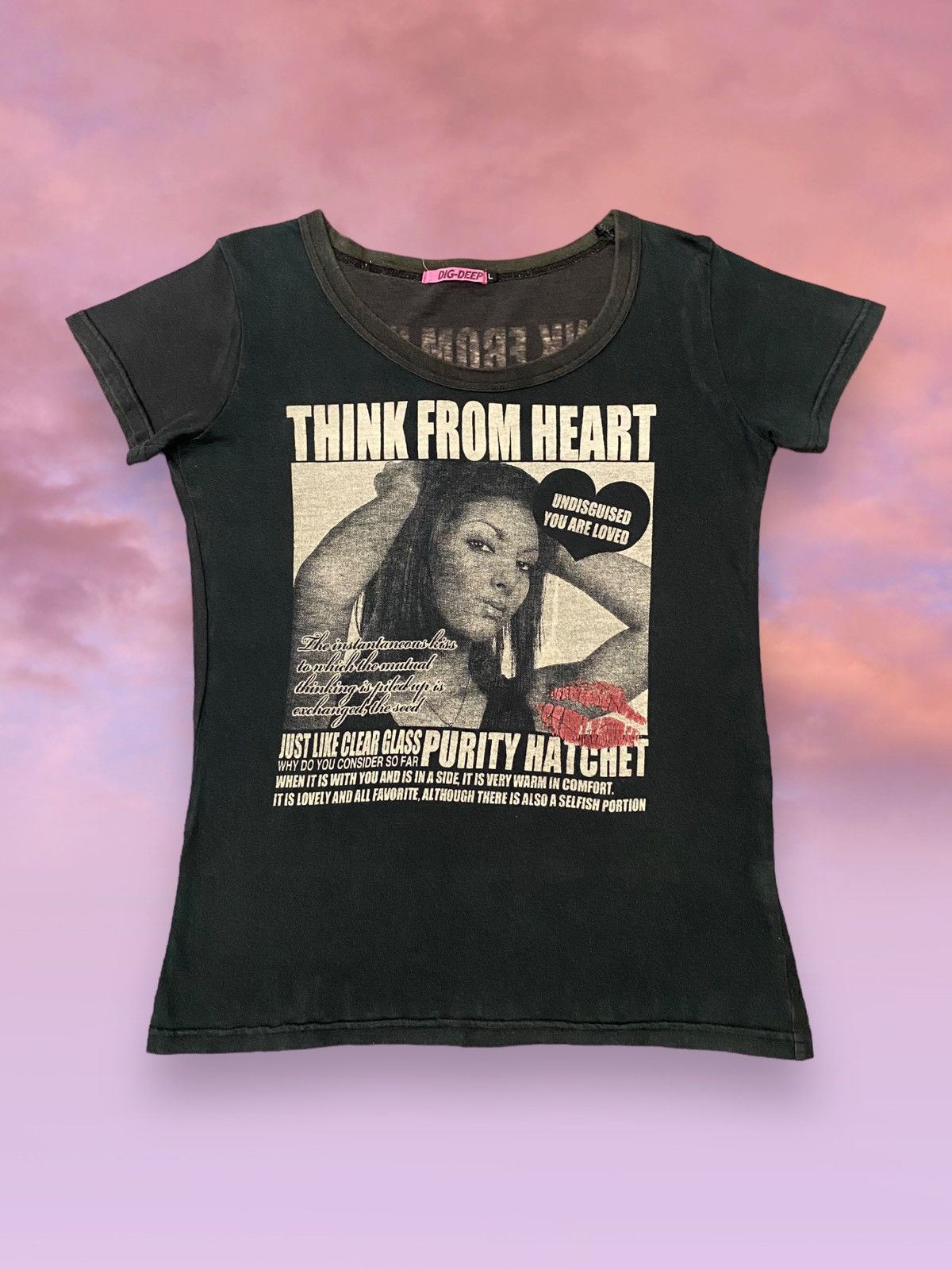 Japan DIG-DEEP Sexy Girl Think From Heart Inspired Hysteric