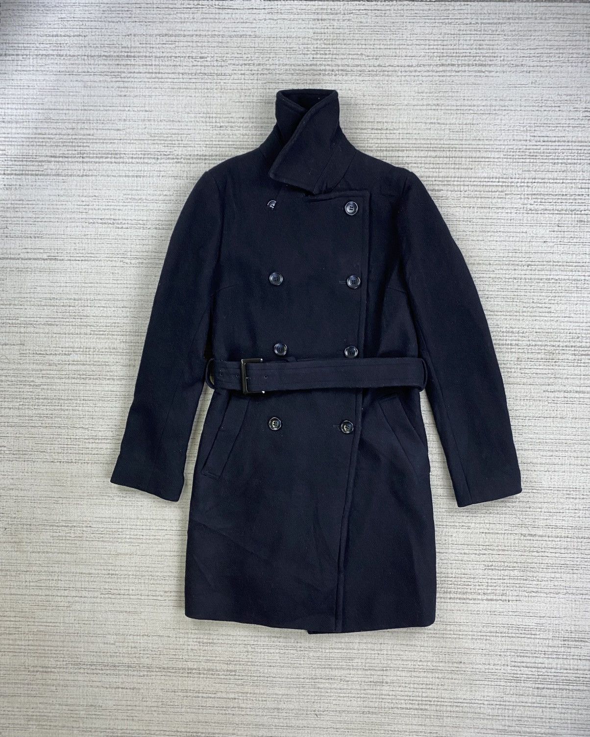 Jil Sander × Uniqlo Vintage Jil Sander X Uniqlo Belted Long Coat jacket Size M / US 6-8 / IT 42-44 - 5 Thumbnail