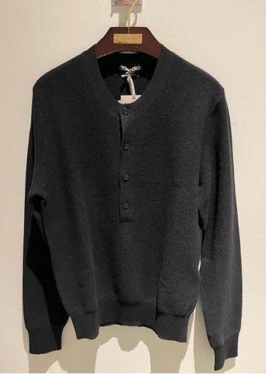 Tom Ford o1w1db10824 Henley Sweater in Black Size US M / EU 48-50 / 2 - 1 Preview