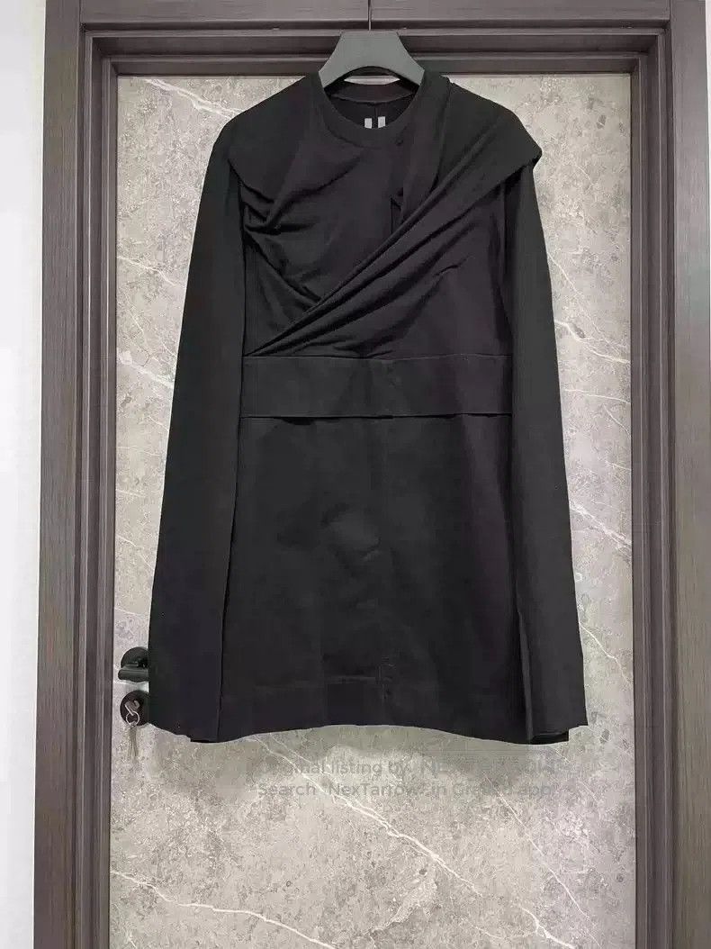 Rick Owens Rick Owens Irregular long sleeve T-shirt sweater. Size US M / EU 48-50 / 2 - 1 Thumbnail
