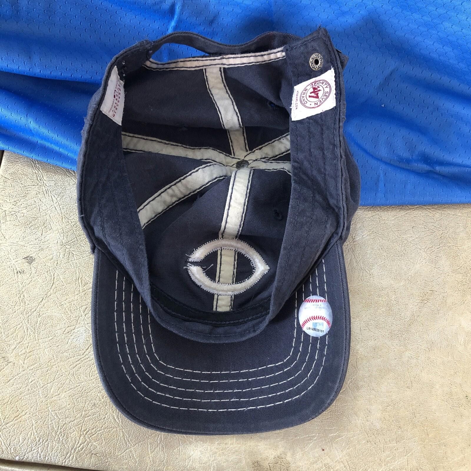 47 Cincinnati Reds Hat Cap Mens Black Baseball Strap Back ‘47 Size ONE SIZE - 6 Thumbnail