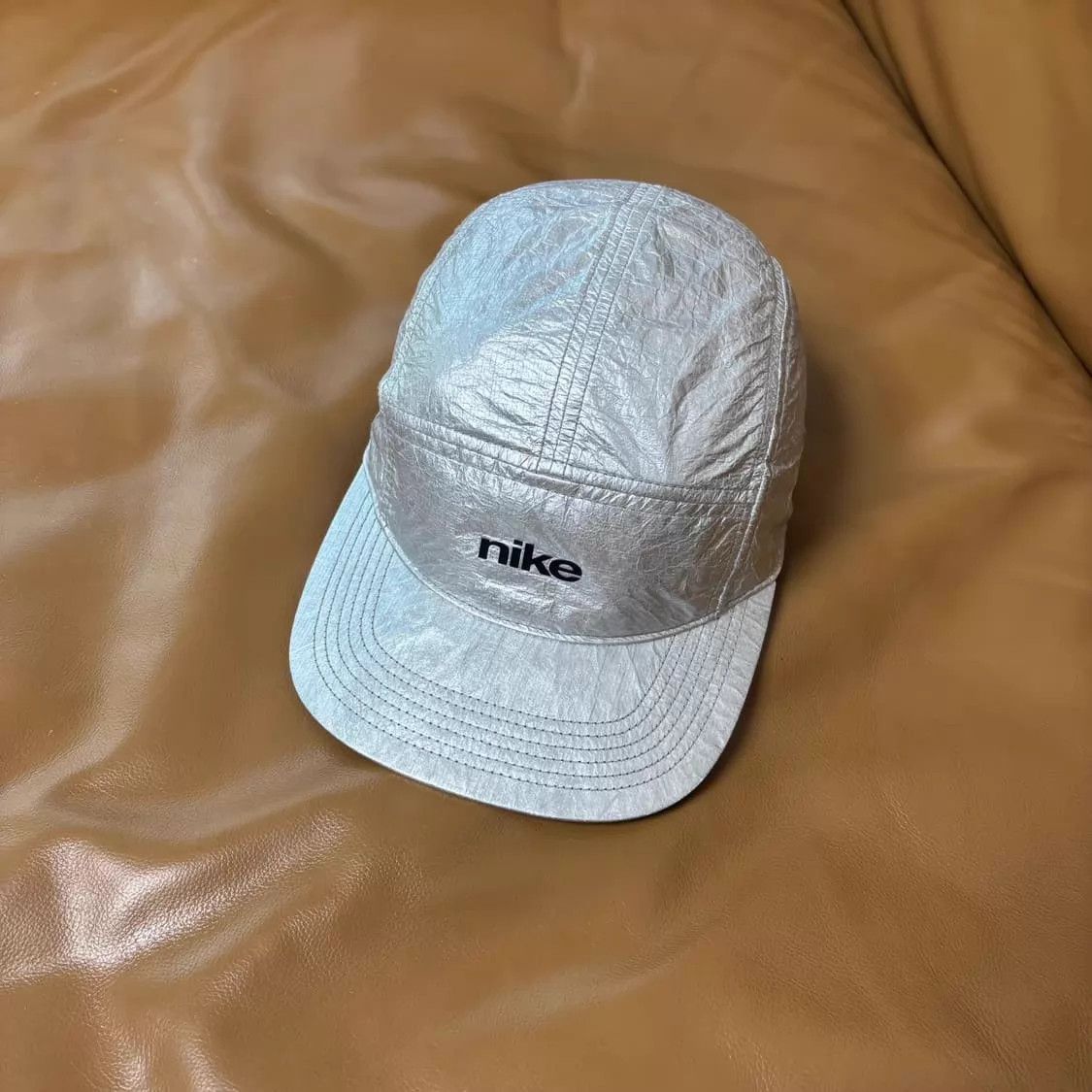 Nike Nike Vintage Metalized Nylon Retro Font Unisex Cap Size ONE SIZE - 3 Thumbnail