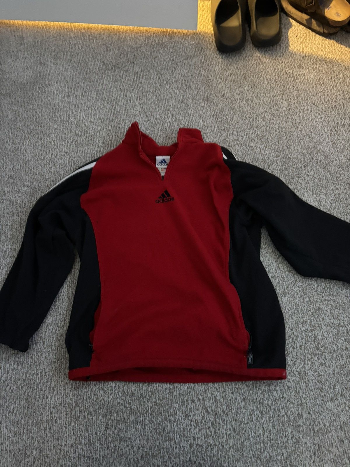 Adidas × Vintage Vintage 90s soccer warm up cover up Size US M / EU 48-50 / 2 - 2 Thumbnail