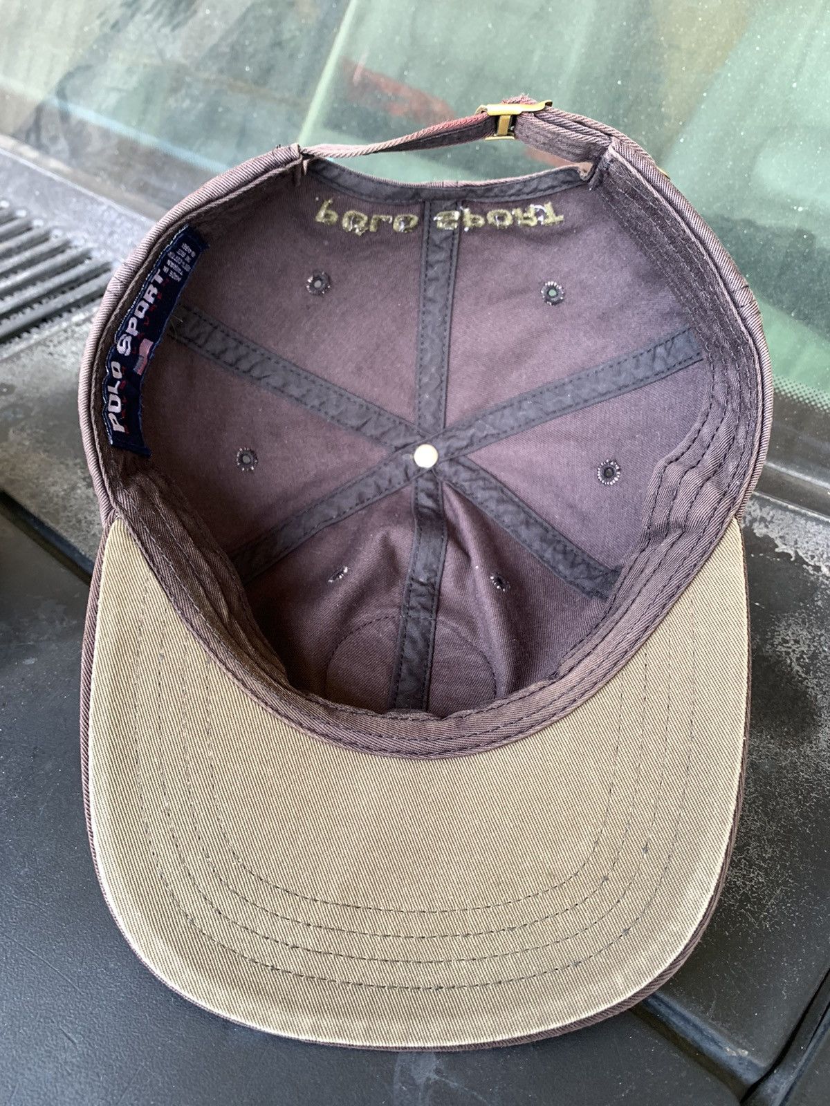 Polo Ralph Lauren × Vintage Vintage polo sportman hat Size ONE SIZE - 6 Thumbnail