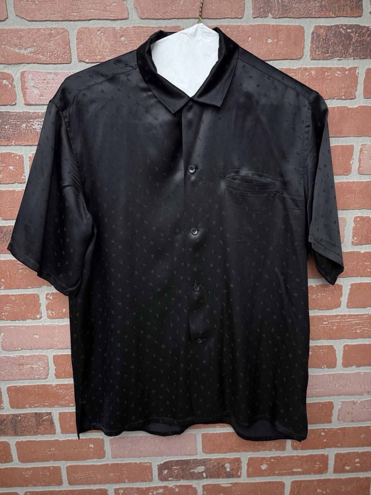 Saint Laurent Paris Saint Laurent Paris Collared Button Silk T-Shirt Size (40) Size US M / EU 48-50 / 2 - 7 Thumbnail