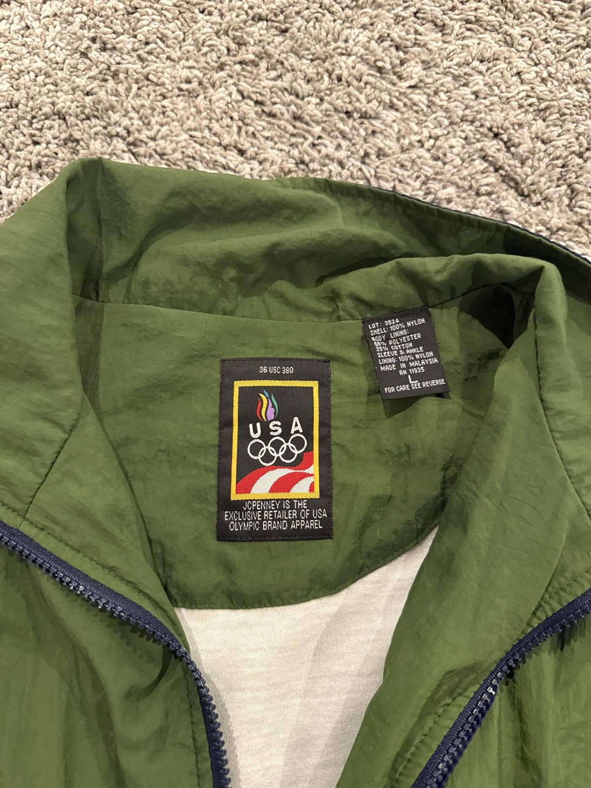 USA Olympics 90s Team USA Track jacket Size US L / EU 52-54 / 3 - 4 Thumbnail