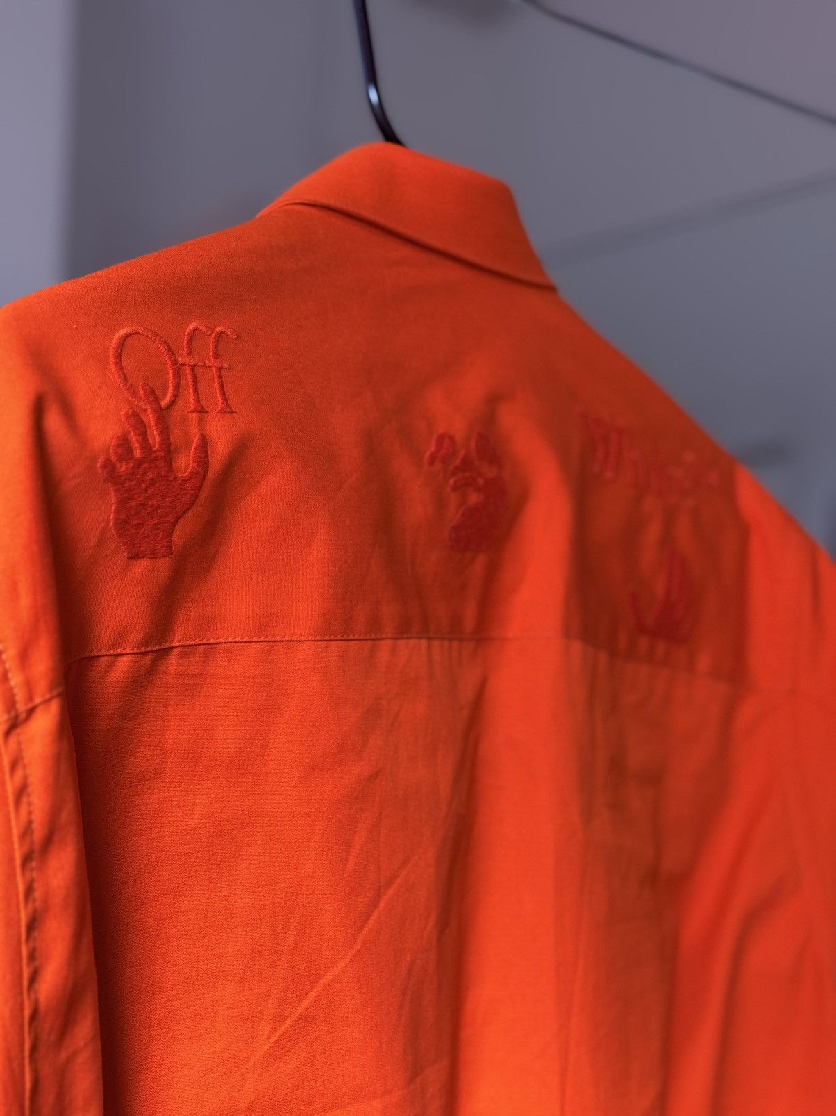 Off-White Off-White Orange Workwear Overshirt Jacket Size US M / EU 48-50 / 2 - 3 Thumbnail