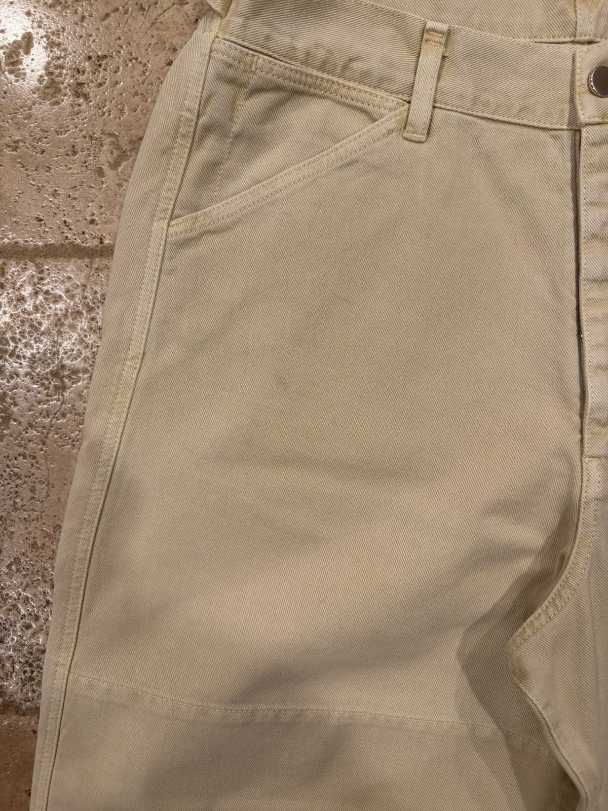 Lemaire Lemaire Wide Leg Back Belt Twisted Tan Carpenter Knee Pants Size US 34 / EU 50 - 7 Thumbnail