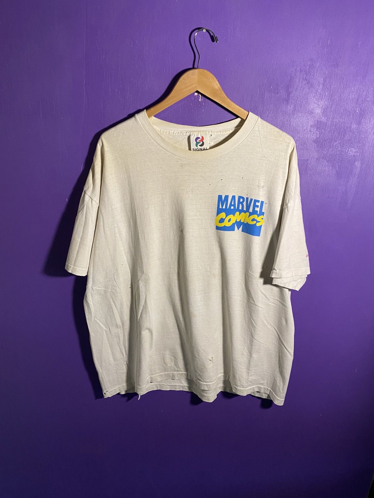 Marvel Comics Vintage 1994 Marvel comics Wolverine mullet tee Size US XL / EU 56 / 4 - 1 Thumbnail